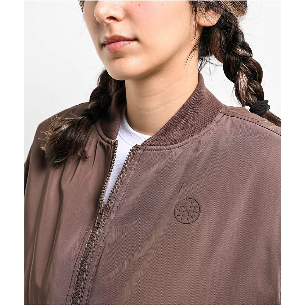 Ninth Hall Orion Brown Bomber Jacket Size Large - Picture 4 of 11